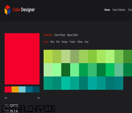سایت پالت آنلاین colordesigner