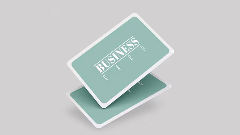 کارت ویزیت کتان دور گرد